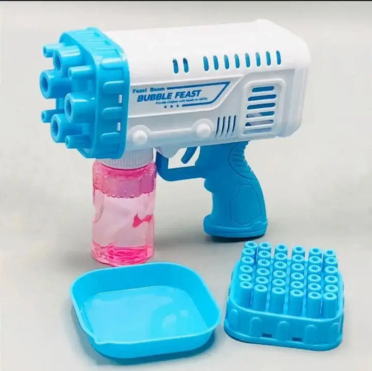 Boy's Plastic Electric Drive Set Bubble Gun