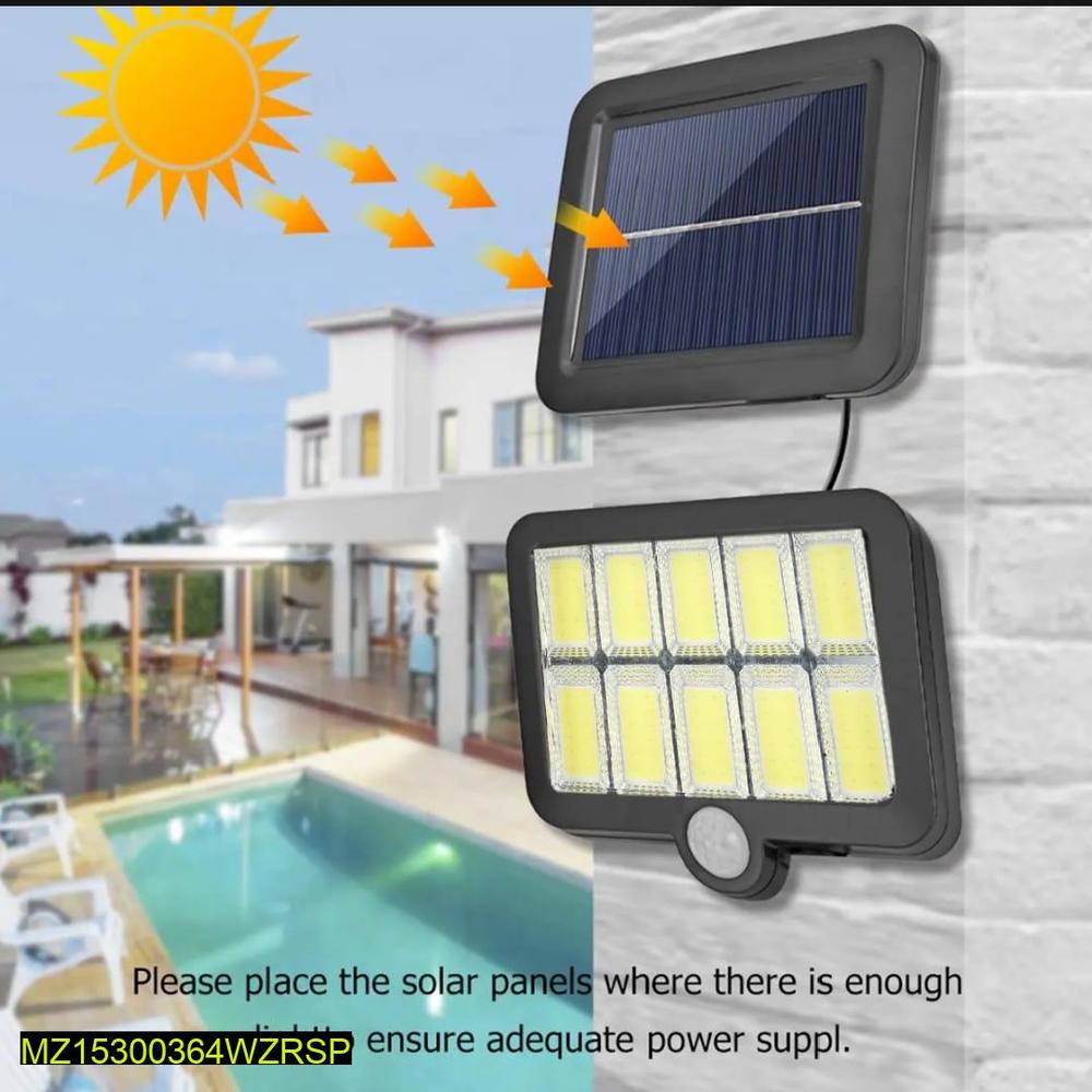 Solar Wall Light with Motion Sensor Black ABS