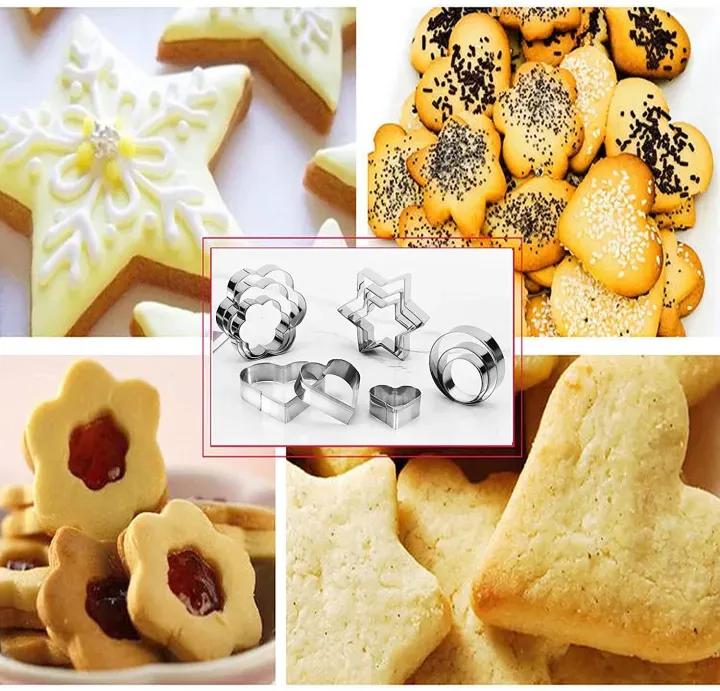 Stainless Steel Cookie Cutter Set 4 Shapes