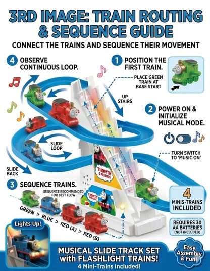 Musical Thomas & Friends Spiral Slide Track Set